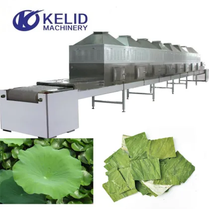 Herbs Microwave Dryer Drying Tunnel Machine for Rose Osmanthus Petals Lotus Leaves Honeysuckle