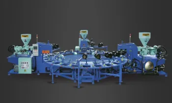 Three-Color Upper Molding Machine