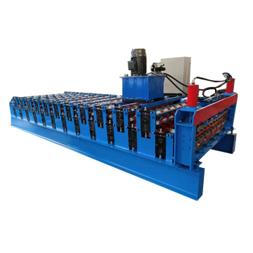 Full Automatic Metal Roof Panel Glazed Tile Roll Forming Machine