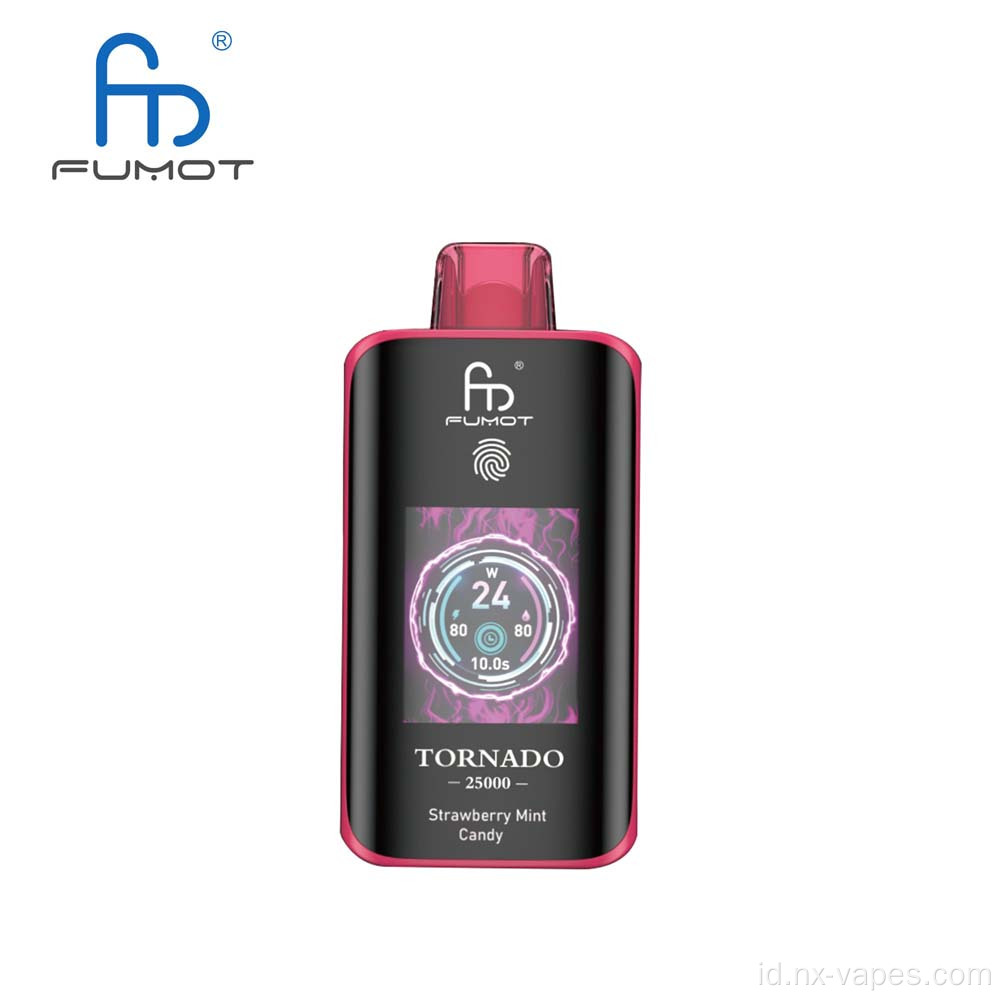 Tornado Fumot baru 25000 Puffs Vape sekali pakai