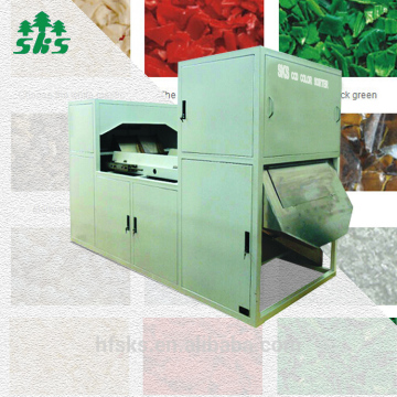 New type of garlic clove color sorting machine