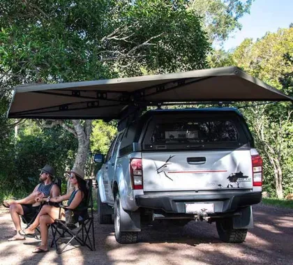 Outdoor sports awning 4x4 retractable awning