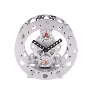 Metal Bell Ringing Table Clock