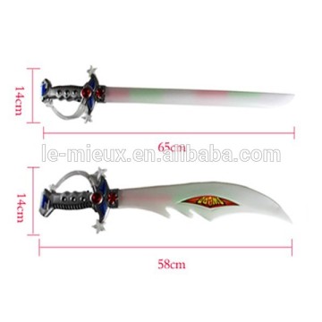 Hot Sale 64cm Long Silver Handle Sword with Sound
