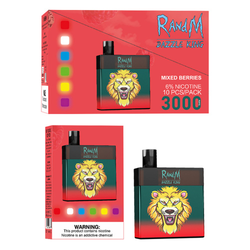 3000 Puffs Vape Disposable Electronic Cigarette Vaporizer