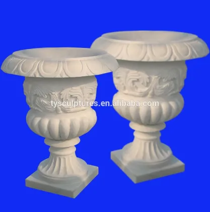 China natural stone cheap flower pot plant pot