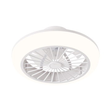 Ventilador de techo LED moderno con luz para el dormitorio y la sala de estar