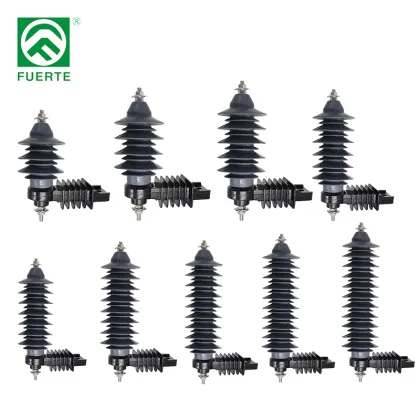 38kV Porcelain Housed Gapless Metal Oxide Lightning Arrester with Cesi Certificate