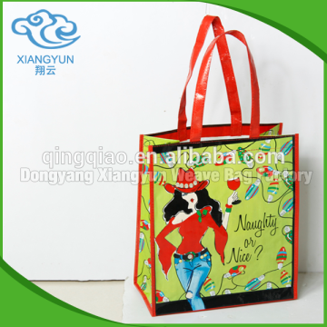 2016 fashion printing pp shopping bags band