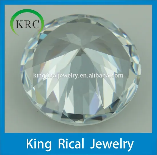 round white cubic zirconia AAA cz stone factory direct sale loose gemstone