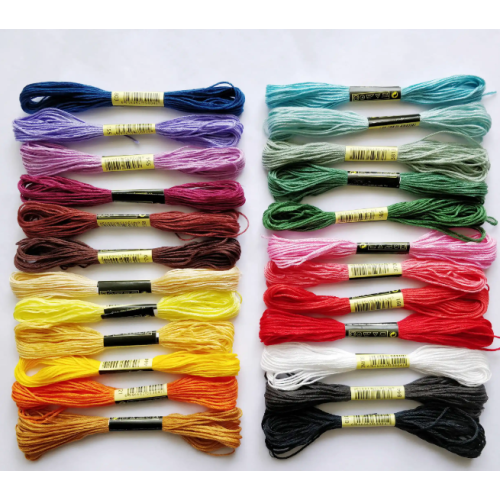 Crochet সূচিকর্ম নরম থ্রেড