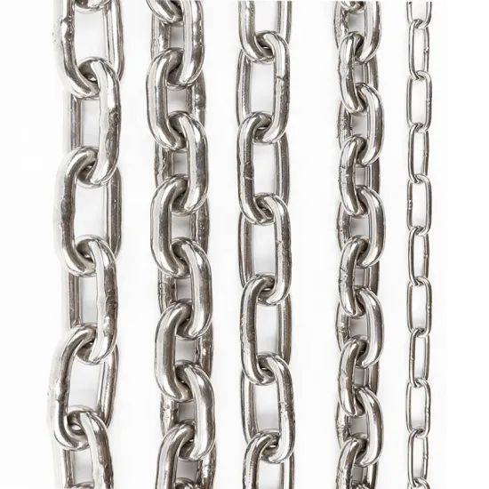 High-Quality 304/316 Stainless Steel Chain Link Factory Supply