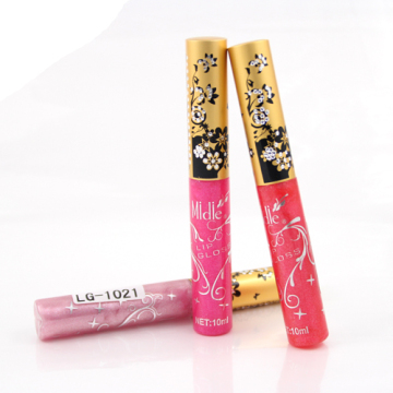 Oro UV della moda di New Seasons Lip Gloss con un coperchio d'oro