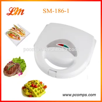 Sandwich Maker Custom Plates With Thermostatically Controlled Lamp