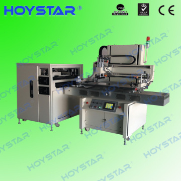Full automatic steel sheet screen printing machine