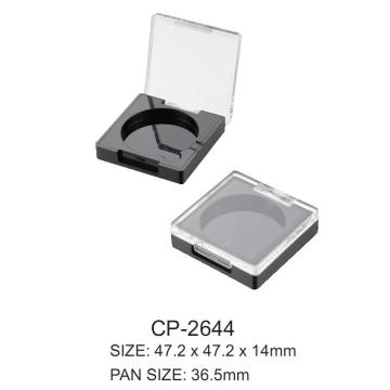 Square Cosmetic Compact with Clear Lid