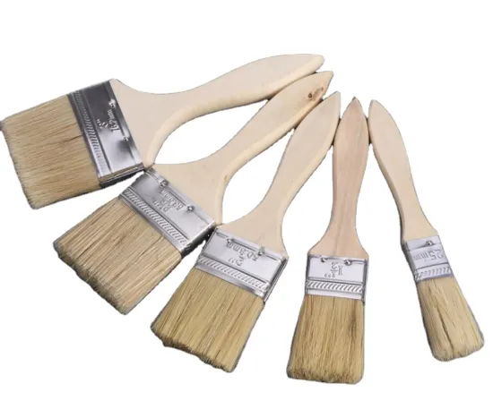 Wooden Handle Paint Brush for Home Furniture and Wall Decoration - Easy Cleaning