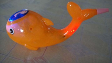 Whale Blowing Bubble With Light and Music