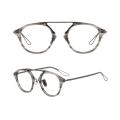 Acetate Titanium Big Circle Designer Optical Glasses