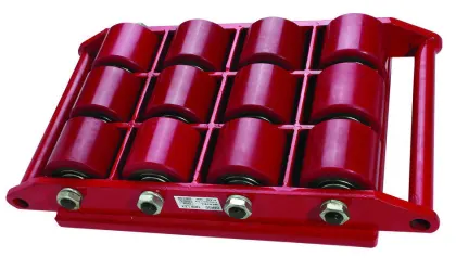 Moving roller dolly moving machine