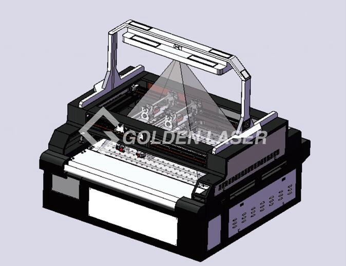 visual positioning laser cutting system