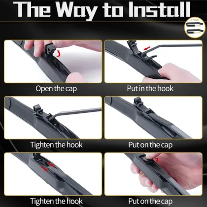 Car Front Windscreen Wind Wiper Blade Windshield Wiper Brush Frameless Window Cleaner Wiper Blades