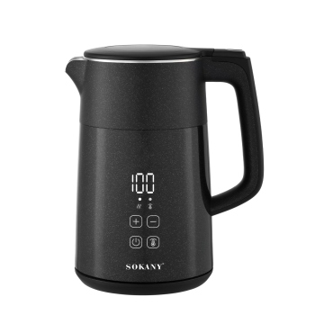 Sokany 2024 New Touch Screen Electric Kettle, 2200W, 1.7L Black