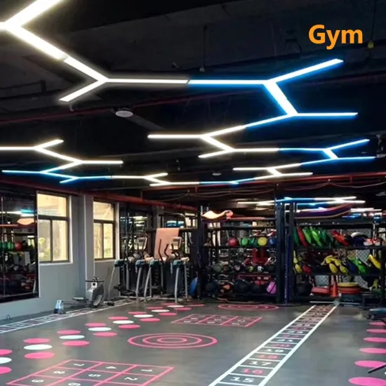 Dimmable Linkable Smart LED Hexagonal Chandelier