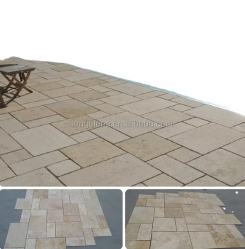 Trung Quốc màu be Travertine Pool Pool Gạch đối phó