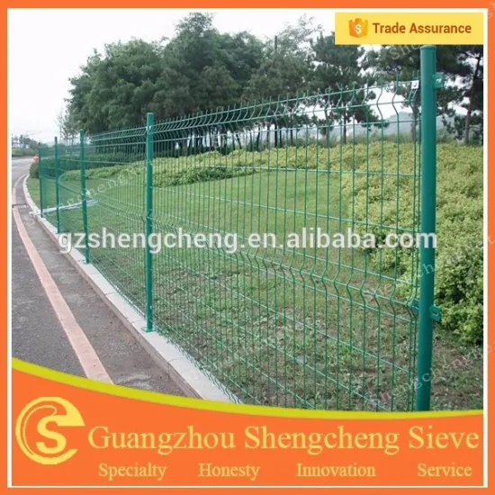Bilateral Fencing Guardrail mesh fence pvc coated wire mesh fence