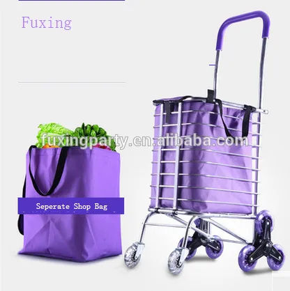 Fuxing Folding aluminium shopping trolley