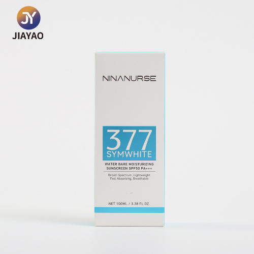 Boîte de rangement cosmétique verticale élégante pour crème solaire