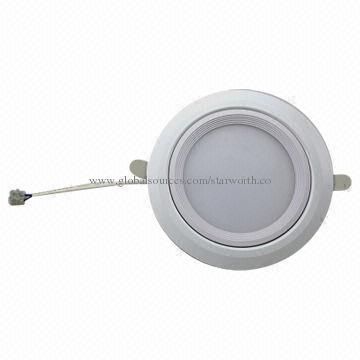 LED Downlight, 4-inch, 9W, 80Ra CRI, 2.700 to 5,700K, 80lm/W, CE/RoHS/CB Mark