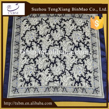 Factory supply Luxury 100% silk square scarf men scarves