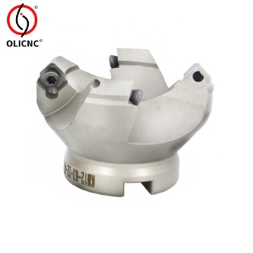 45 Degree KM12 Face Mill Insert with FMB22 Arbor for Steel Material