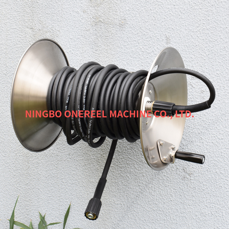 Wall-Mounted Watering Hose Storage Reel (3)