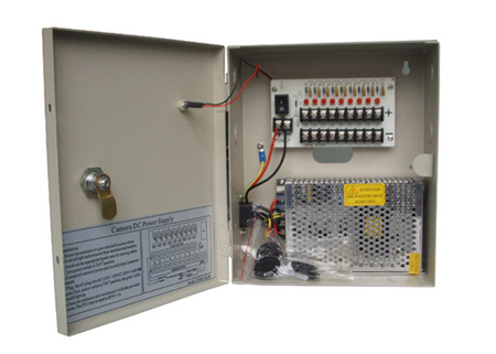 12VDC 5AMP-Stromversorgung mit Schloss und LED