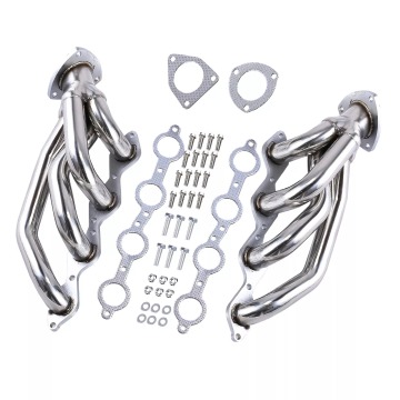 Custom Exhaust Manifold Headers for 4.8L/5.3L V8 Chevy GMC Avalanche Silverado Sierra Tahoe (2000-2006)