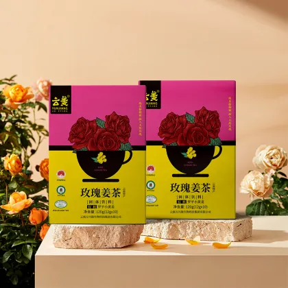 Yellow Box Rose Ginger Tea