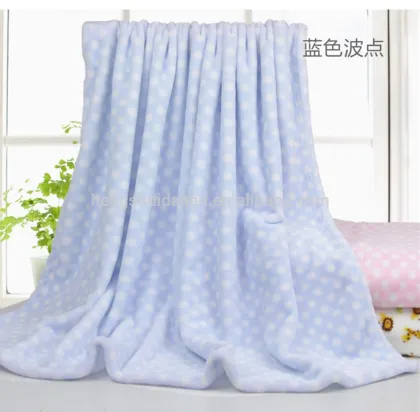 printing flannel blanket flannel towel customized
