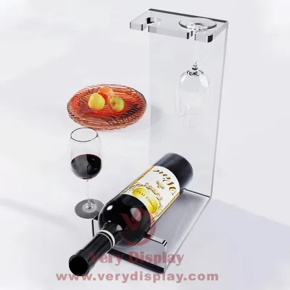 Plexiglass Wine Display Rack, Wine Stand Holder