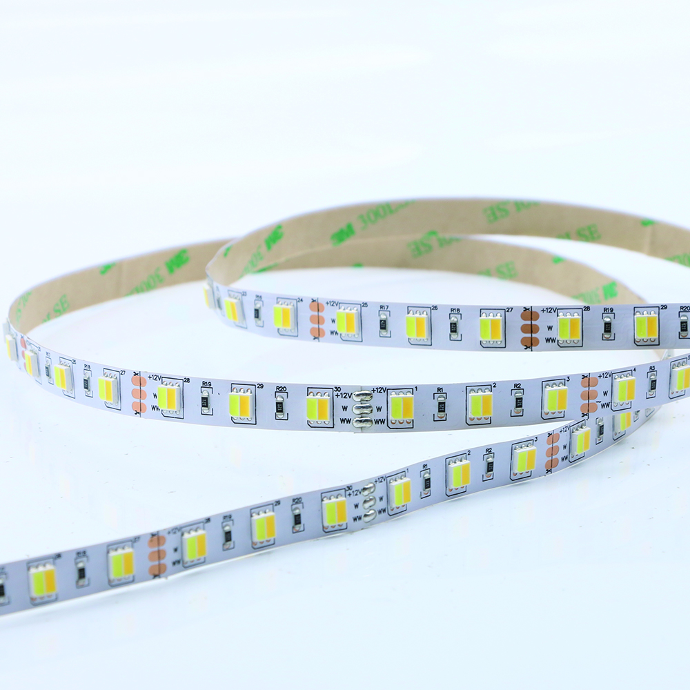 مرنة الدافئة الأبيض SMD5050 60Led 12V