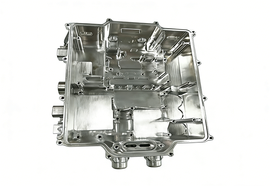 5-axis machining of aluminum alloy battery casing