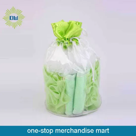 valentine travel bath gift set green color