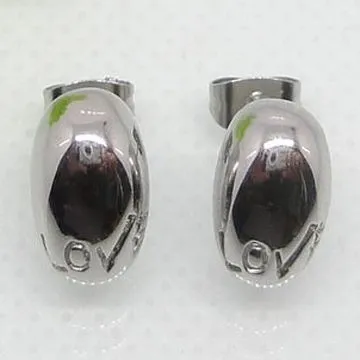 Stainless steel stud earrings, fashionable design