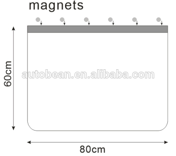 80*60cm pvc fender cover with or without felt backing