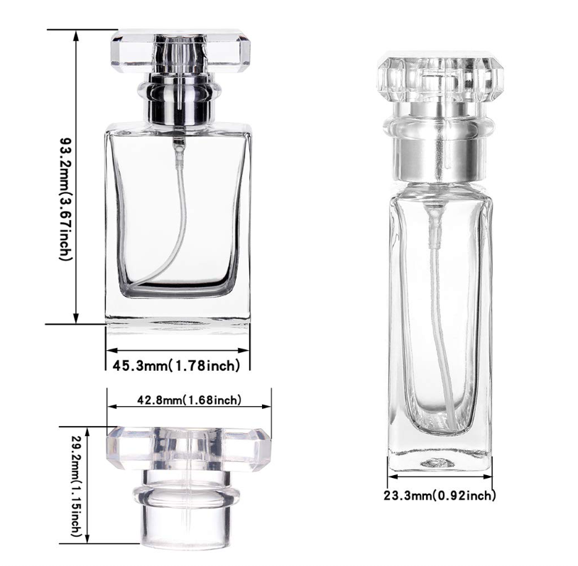 Refillable Perfume Bottle Square