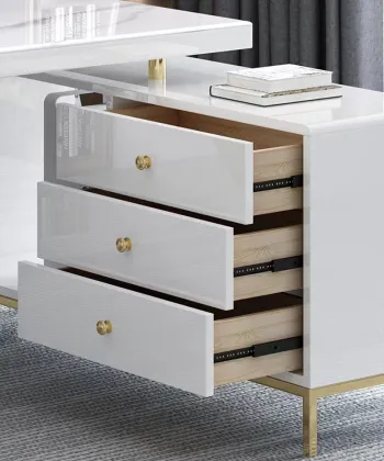 Modern Simple Corner Desk - Luxury Office Furniture