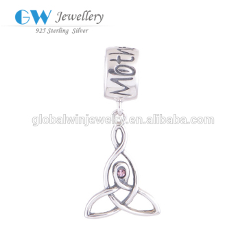 Vintage Motherhood Dangling 925 Silver Charms Pendants Charms S056