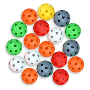 Customizable 72mm Pickball with Logo - PE Four Pack